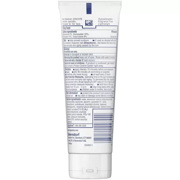 Coppertone Face Sunscreen SPF 30 Oil Free Sunscreen for Face Water Resistant SPF 30 Sunscreen Face Lotion Travel Size Sunscreen 3 Fl Oz TubeSPF 50