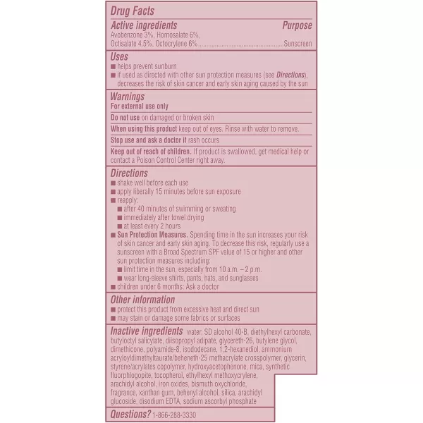 Coppertone Glow Hydrating Sunscreen Lotion with Illuminating Shimmer Minerals and Broad Spectrum SPF 15 Waterresistant Fastdrying Free of Parabens PABA Phthalates Oxybenzone White  5 oz