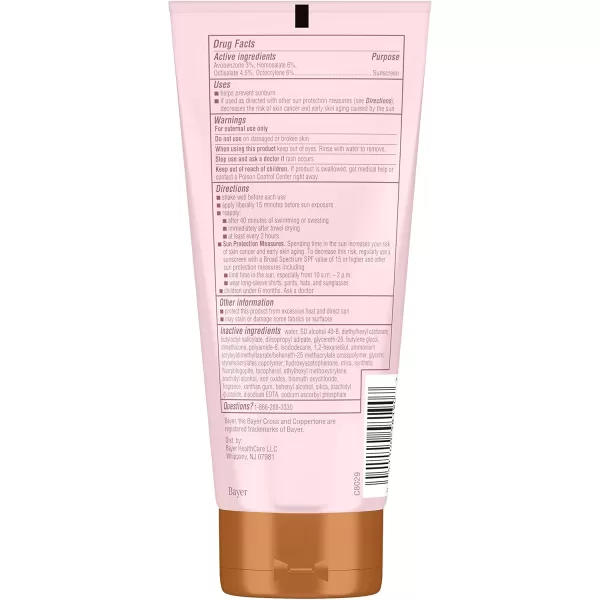 Coppertone Glow Hydrating Sunscreen Lotion with Illuminating Shimmer Minerals and Broad Spectrum SPF 15 Waterresistant Fastdrying Free of Parabens PABA Phthalates Oxybenzone White  5 oz