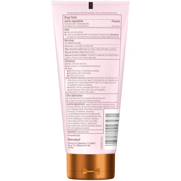 Coppertone Glow with Shimmer Sunscreen Lotion Broad Spectrum SPF 50 Sunscreen 5 Fl Oz