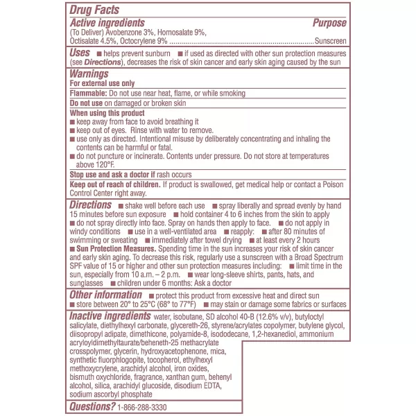 Coppertone Glow with Shimmer Sunscreen Spray SPF 50 Water Resistant Spray Sunscreen Broad Spectrum SPF 50 Sunscreen Pack 5 Oz Spray Pack of 2SPF 50