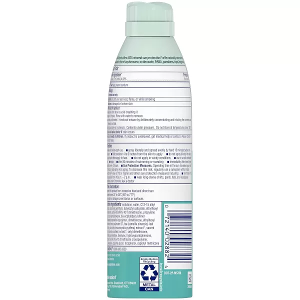 Coppertone Pure and Simple Kids Spray Sunscreen SPF 50 Broad Spectrum Sunscreen for Kids 5 Oz Pack of 3