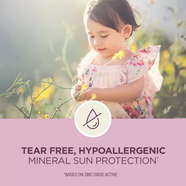 Coppertone Pure and Simple Sunscreen SPF 50 Lotion with Zinc Oxide Mineral for Babies Tear Free Water Resistant Broad Spectrum 6 Fl Oz Bottle Pack of 18