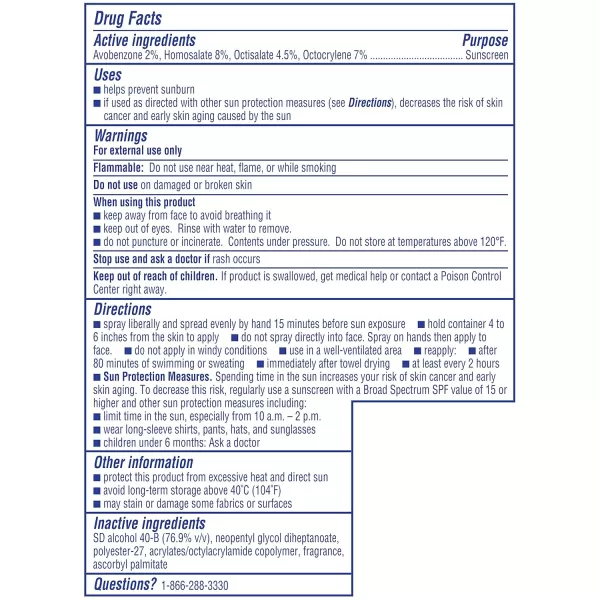 Coppertone SPORT Sunscreen Spray SPF 30 Water Resistant Sunscreen Broad Spectrum Spray Sunscreen SPF 30 55 Oz Spray