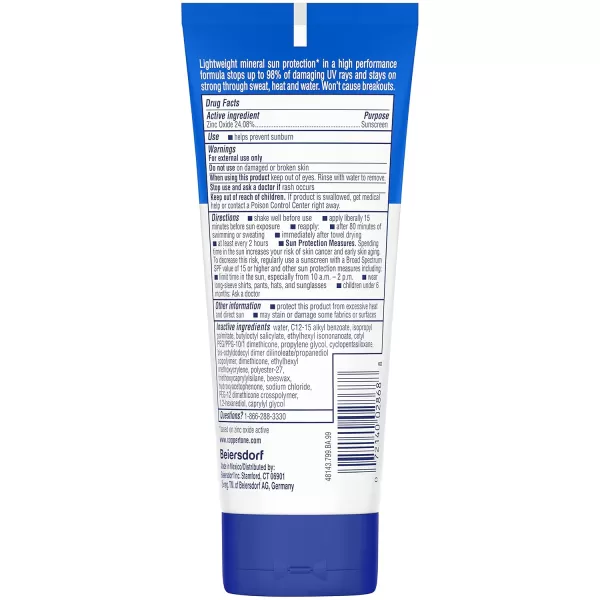 Coppertone Sport Mineral SPF 50 Zinc Oxide Mineral Sunscreen Multi Pack Sport Mineral Body Sunscreen Lotion ampamp Sport Mineral Face Sunscreen Lotion 5 fl oz  25 fl oz Bundle