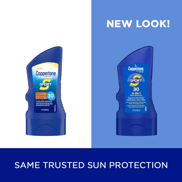 Coppertone Sport Sunscreen Lotion Broad Spectrum SPF 30 Sunscreen Multi Pack 3 Fl Oz Pack of 63 Fl Oz Pack of 1