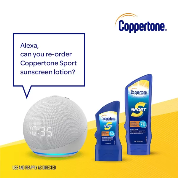 Coppertone Sport Sunscreen Lotion Broad Spectrum SPF 50 Sunscreen Multi Pack 3 Fl Oz Pack of 63 Fl Oz Pack of 6