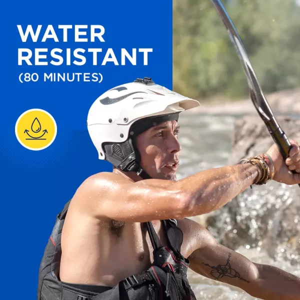 Coppertone Sport Sunscreen Pack Water Resistant Sunscreen Sport Sunscreen Spray SPF 50 55 Oz Can  Sport Sunscreen Stick SPF 40 Body and Face Sunscreen Stick 15 Oz