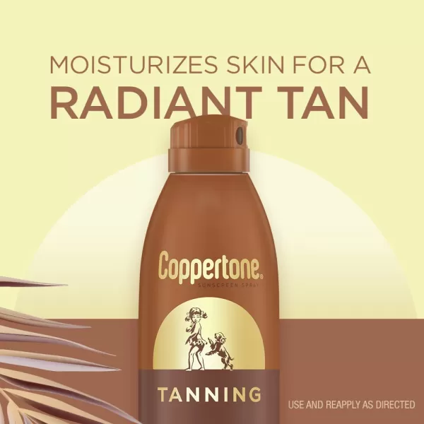 Coppertone Tanning Sunscreen Spray SPF 15 Broad Spectrum Tanning Sunscreen Water Resistant Sunscreen 55 Oz Pack of 3SPF 15