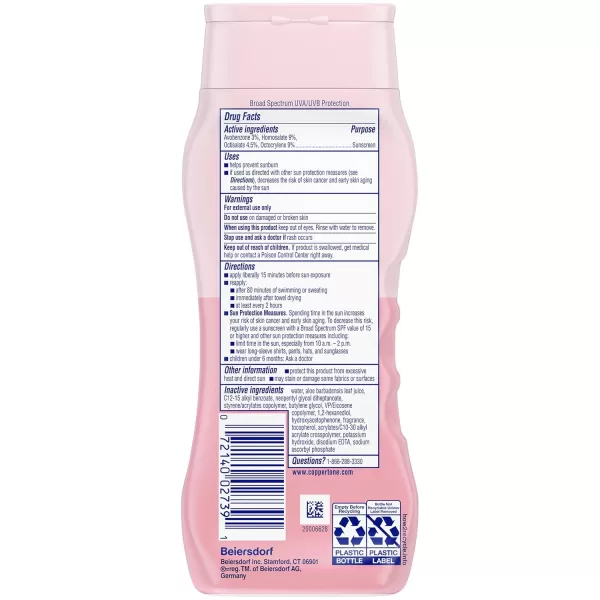 Coppertone Water Babies Sunscreen Lotion SPF 50 Pediatrician Recommended Water Resistant 8 Fl Oz Bottle Pack of 12