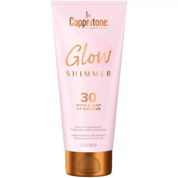 Coppertone Glow Hydrating Sunscreen Lotion with Illuminating Shimmer Minerals and Broad Spectrum SPF 30 Sunscreen Waterresistant Fastdrying 5 oz5 Fl Oz Pack of 1