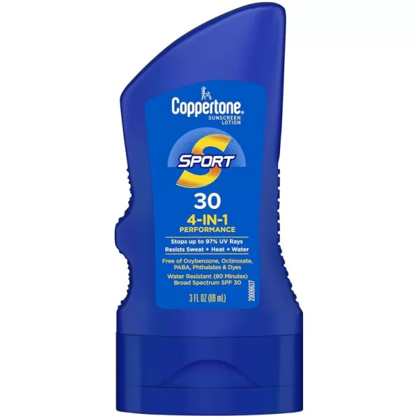 Coppertone Sport Sunscreen Lotion Broad Spectrum SPF 30 Sunscreen Multi Pack 3 Fl Oz Pack of 63 Fl Oz Pack of 1