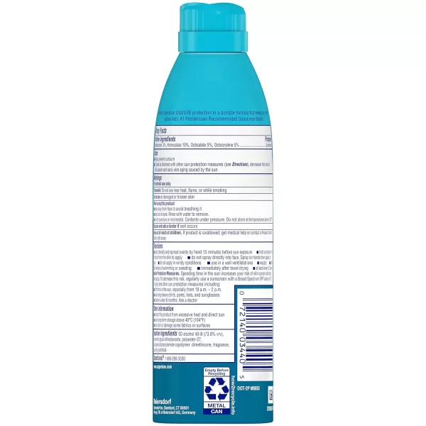 Coppertone Sunscreen Spray SPF 50 Broad Spectrum Water Resistant for Kids 1 Pediatrician Recommended Brand 55 Ounce Pack of 2