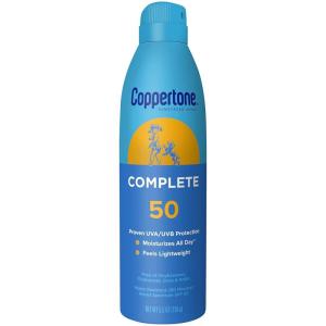 imageCoppertone Complete Sunscreen Spray SPF 50 Sunscreen Spray Body Sunscreen 55 OzSPF 50
