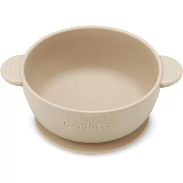 PandaEar 3 Pack Baby Bowls with Suction Stay Put Silicone Food Bowl for Babies Kids Toddlers Infants Food Grade Soft Safe BPAFree Silicone MultiColorBlue Green Linen