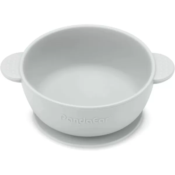 PandaEar 3 Pack Baby Bowls with Suction Stay Put Silicone Food Bowl for Babies Kids Toddlers Infants Food Grade Soft Safe BPAFree Silicone MultiColorBrown Grey Tan