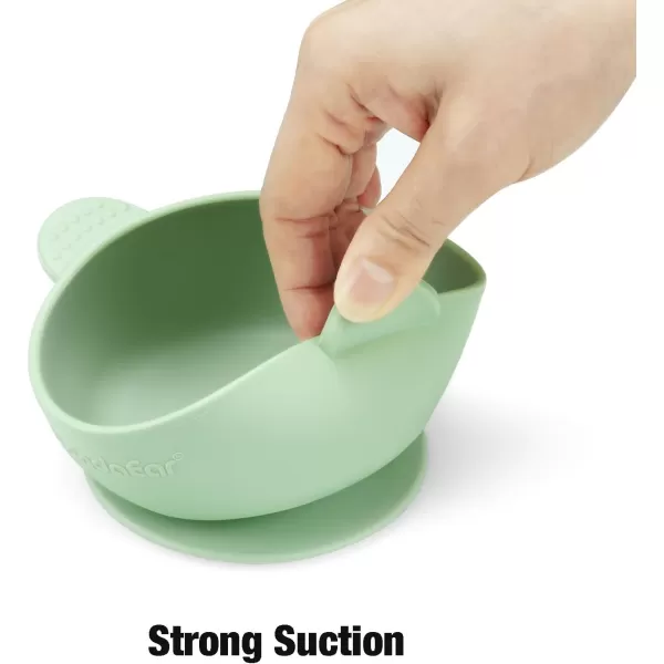 PandaEar 3 Pack Baby Bowls with Suction Stay Put Silicone Food Bowl for Babies Kids Toddlers Infants Food Grade Soft Safe BPAFree Silicone MultiColorMulticolor