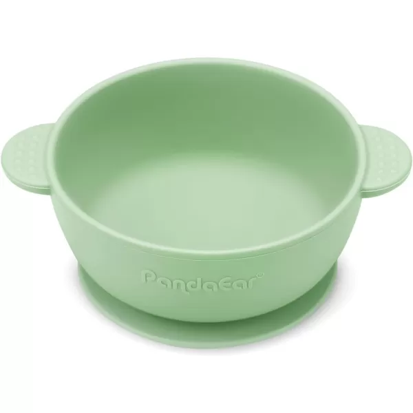 PandaEar 3 Pack Baby Bowls with Suction Stay Put Silicone Food Bowl for Babies Kids Toddlers Infants Food Grade Soft Safe BPAFree Silicone MultiColorPink Green Light Tan