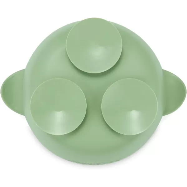 PandaEar 3 Pack Baby Suction Bowls Stay Put Silicone Food Bowl Babies Led Weaning Supplies for Kids Toddlers BPAFree BlueGreenBrown