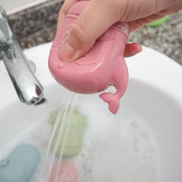 PandaEar 4 Pack Silicone Bath Toys for Babies 06 612 Months Mold Free Bathtub Toys for Toddlers Kids Infant Non Toxic Swimming Shower Toys for Toddlers 13 A