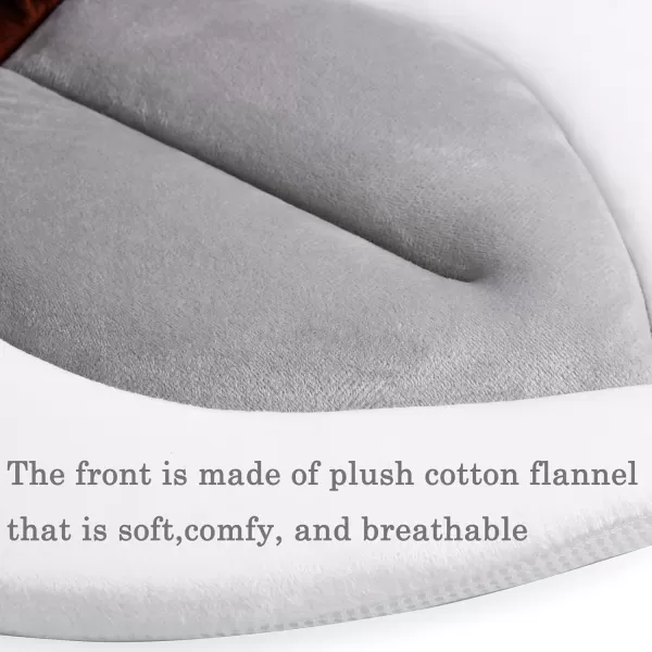PandaEar Baby Bath Pad for Infant Newborn  Soft Flower Petals for Sink Bathtub Essentials Shower Gift GreyGrey