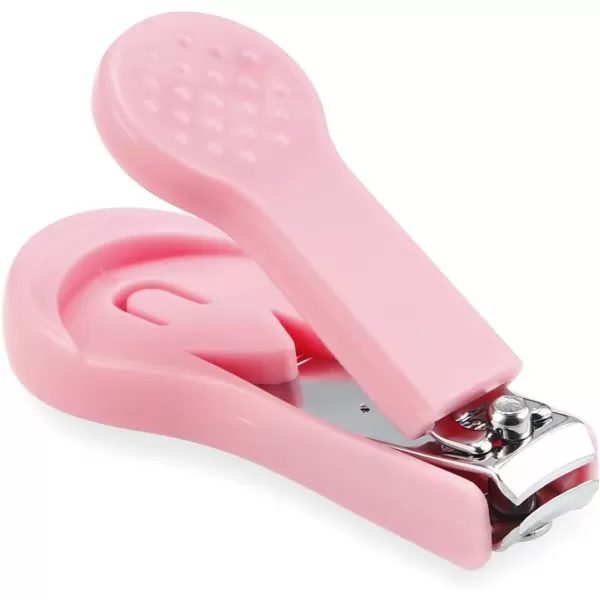 PandaEar Baby Healthcare and Grooming Kit Baby Safety Set Baby Comb Brush Finger Toothbrush Nail Clippers Scissors Nasal Aspirator Baby Essentials Nursery Care Kit BluePink