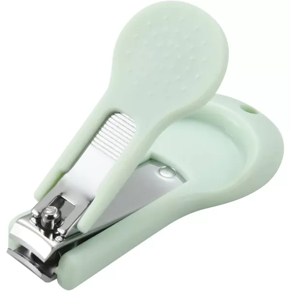 PandaEar Baby Nail Manicure Pedicure Grooming Care Kit 4 Pack Clippers Scissors File Tweezers  Newborn Infant Toddler Kids1 Months Plus GreenGreen