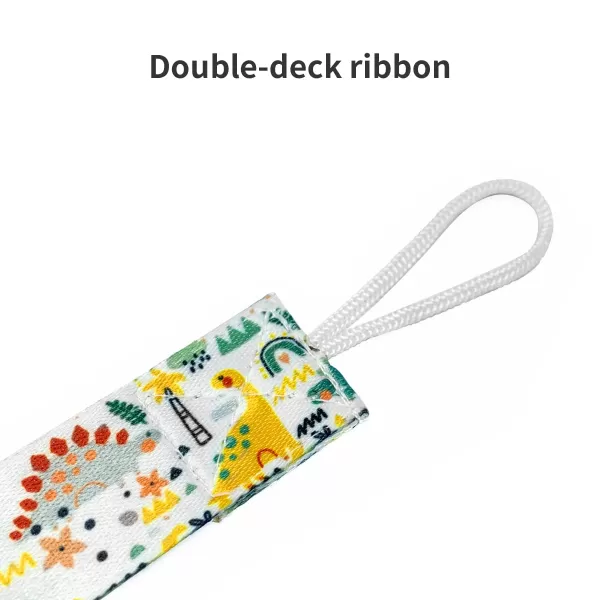PandaEar Baby Pacifier Clips 6 Pack Universal Holder Leash for Boys and Girls Teething Toys Teethers