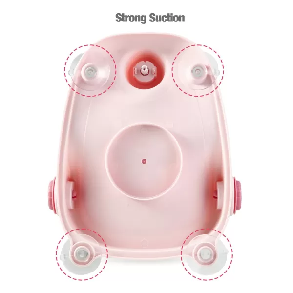 PandaEar Bath Seat for Babies Sitting Up Baby Bath Seat 618 Months Bathtub Seat for Baby Infant Toddler Baby Shower Chair with NonSlip Suction Cups ampamp Adjustable Backrest Support