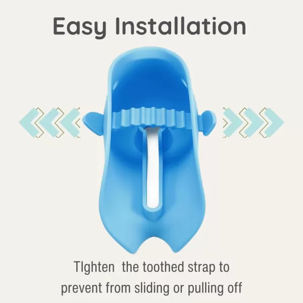 PandaEar Bath Spout Cover Baby Bathtub Faucet Cover Baby Shower Protector Cover for Kids Toddlers Universal Fit Whale BlueBlue