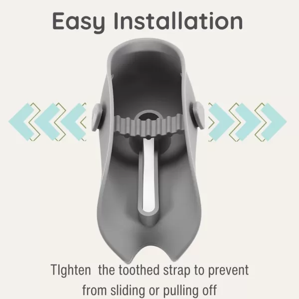 PandaEar Bath Spout Cover Baby Bathtub Faucet Cover Baby Shower Protector Cover for Kids Toddlers Universal Fit Whale BlueGray