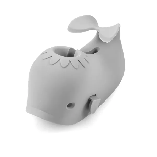 PandaEar Bath Spout Cover Baby Bathtub Faucet Cover Baby Shower Protector Cover for Kids Toddlers Universal Fit Whale BlueGray