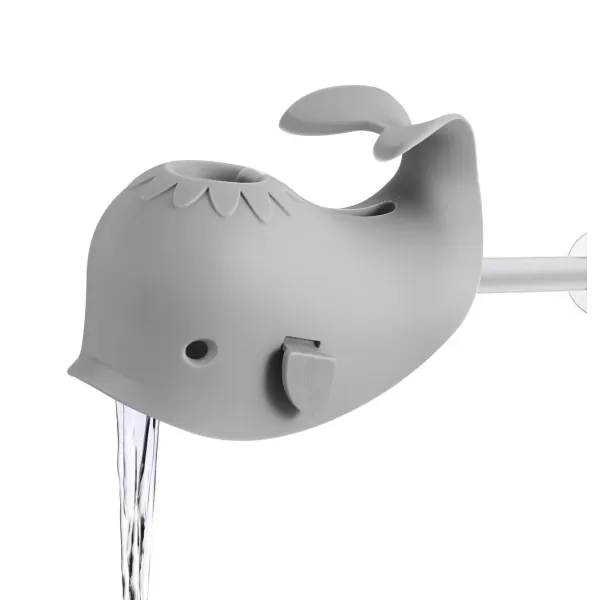 PandaEar Bath Spout Cover Baby Bathtub Faucet Cover Baby Shower Protector Cover for Kids Toddlers Universal Fit Whale BlueGray