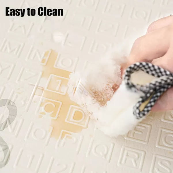 PandaEar Foldable Baby Play Mat 78quot x 59quot Reversible Baby Floor Crawling Mat NonSlip Soft Foam Playmat for Infants Babies Toddlers