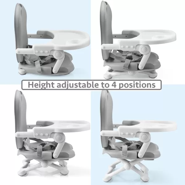 PandaEar High Chair for Toddlers Folding Compact Booster Seat Portable Booster Seat for Babies ampamp Kids Chair on Chair for Dining