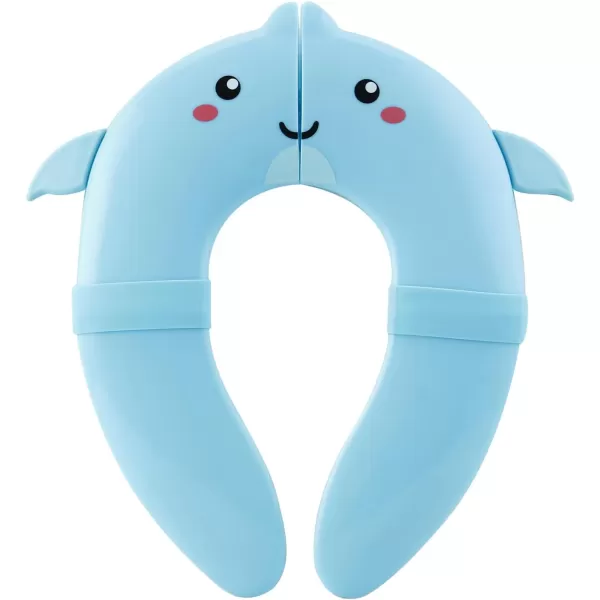PandaEar Portable Potty Seat for Toddlers Travel Foldable Potty Seat for Toddler Kids NonSlip Fits Round ampamp Oval Toilets  Ideal for Boys ampamp Girls Potty Training  Includes Free Travel Bag