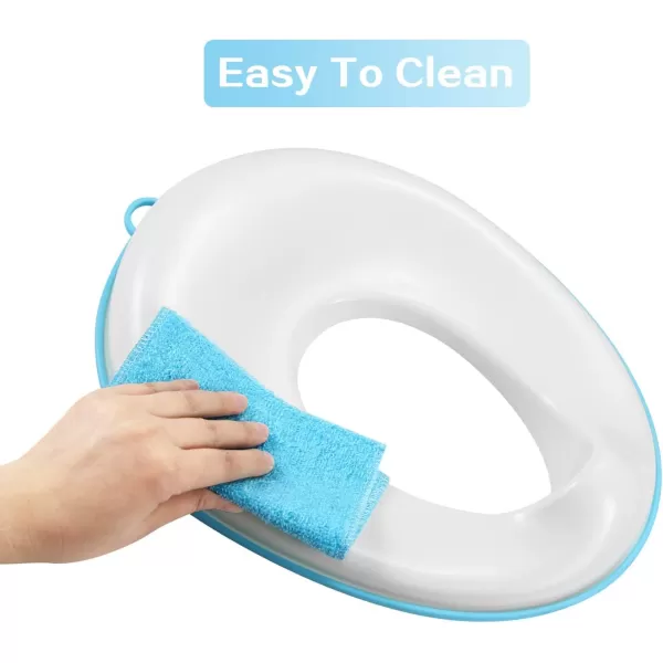 PandaEar PortableTravel Toilet Training Potty Seat Safe Urine Guard Durable AntiSlip Rubber Rim  Hanging Ring ampamp Bonus Hook  Baby Boys Girls Toddlers Kids Infants  Fits Round ampamp Oval Chair