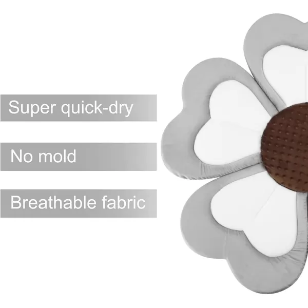 PandaEar Soft Baby Bath Flower for Sink Newborn Portable Baby Bath Pad Bathtub Cushion Safe Flower Tub Sink Bath Mat for baby Infant