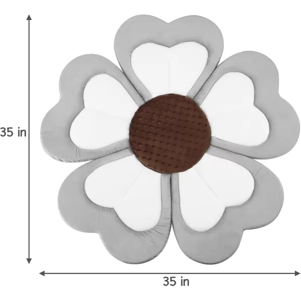 PandaEar Soft Baby Bath Flower for Sink Newborn Portable Baby Bath Pad Bathtub Cushion Safe Flower Tub Sink Bath Mat for baby Infant