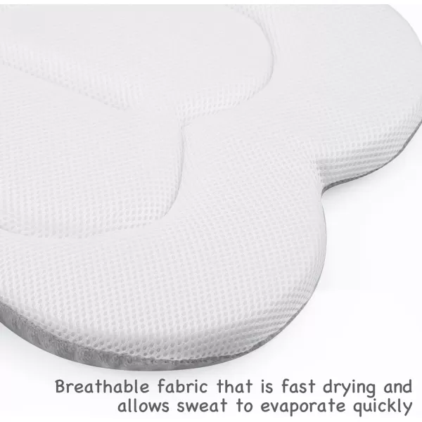 PandaEar Soft Baby Bath Flower for Sink Newborn Portable Baby Bath Pad Bathtub Cushion Safe Flower Tub Sink Bath Mat for baby Infant