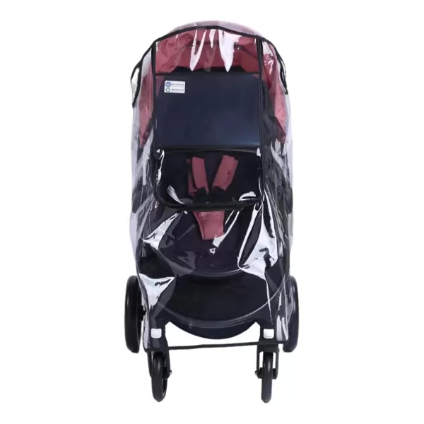 PandaEar Stroller Rain Cover Universal Clear Baby Stroller Accessory Travel Weather Sheild for Windproof and Waterproof Infant Breathable Stroller Cover