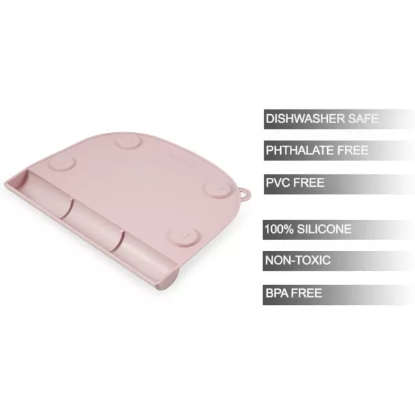 PandaEar Suction Silicone Placemat for Toddlers Kids Food Grade Toddler Place Mat for Dining Table ampamp Restaurants Baby Eating Baby Placemat That Stick to Table with Food Catching Pockets