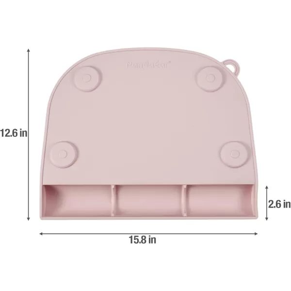 PandaEar Suction Silicone Placemat for Toddlers Kids Food Grade Toddler Place Mat for Dining Table ampamp Restaurants Baby Eating Baby Placemat That Stick to Table with Food Catching Pockets