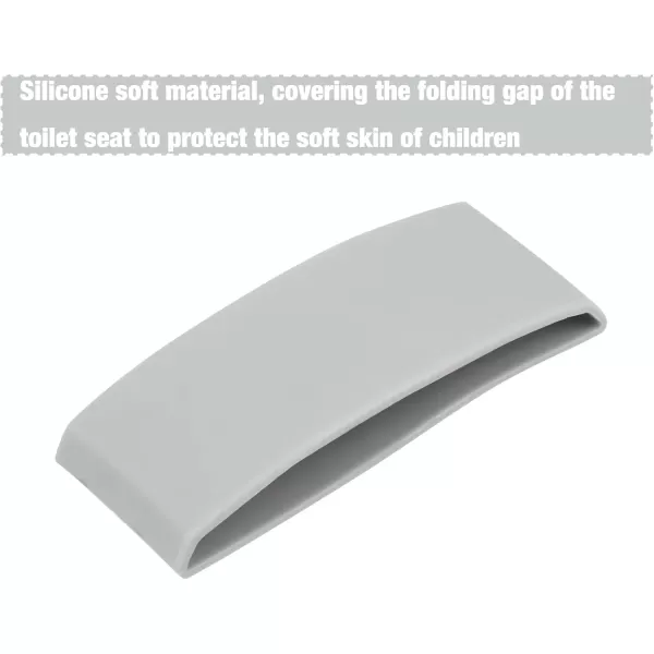 PandaEar Toilet Seat Cover  Folding Travel Toilet Seat for Children and Potty Training  Portable Silicone Toilet Seat for Toddlers Boys ampamp Girls with NonSlip Silicone Pads  Recyclable Toilet SeatGray