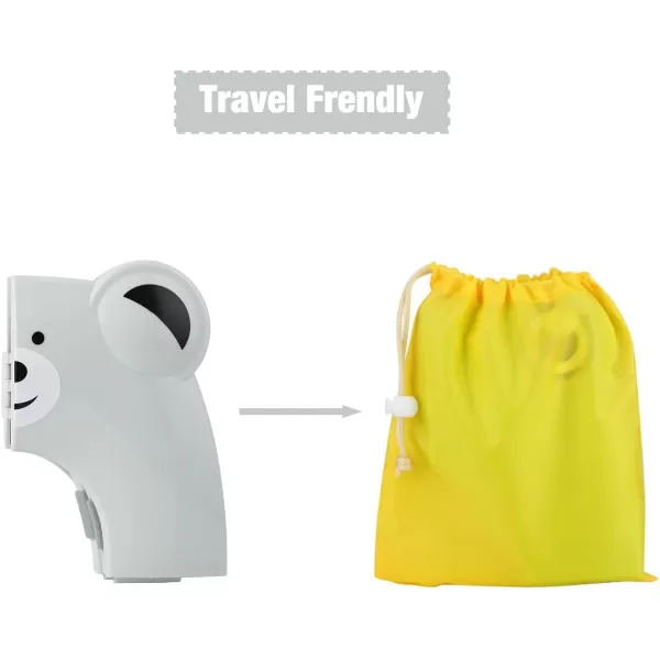 PandaEar Toilet Seat Cover  Folding Travel Toilet Seat for Children and Potty Training  Portable Silicone Toilet Seat for Toddlers Boys ampamp Girls with NonSlip Silicone Pads  Recyclable Toilet SeatGray