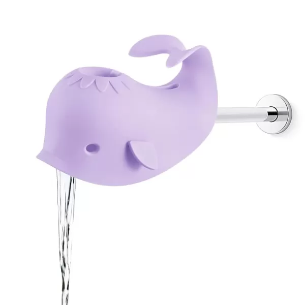 PandaEar Baby Bathtub Faucet Cover for Kids Toddlers  Bath Spout Cover for Baby Bathroom Tub Whale GreenPurple