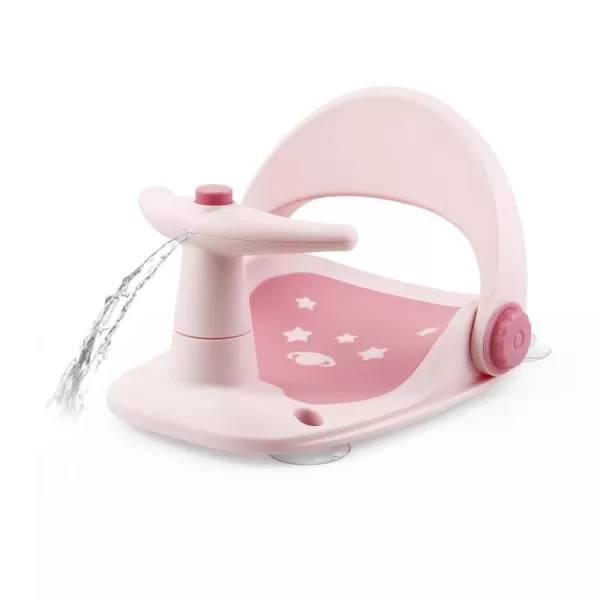 PandaEar Bath Seat for Babies Sitting Up Baby Bath Seat 618 Months Bathtub Seat for Baby Infant Toddler Baby Shower Chair with NonSlip Suction Cups ampamp Adjustable Backrest Support