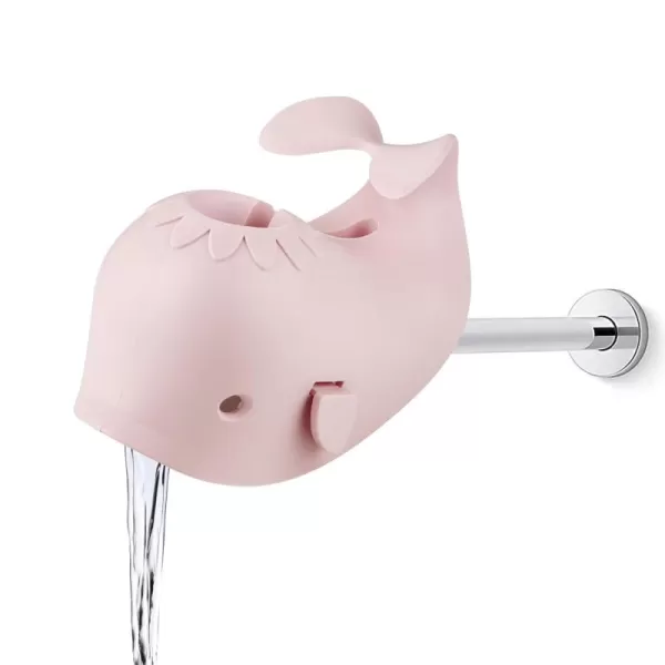 PandaEar Bath Spout Cover Baby Bathtub Faucet Cover Baby Shower Protector Cover for Kids Toddlers Universal Fit Whale BluePink
