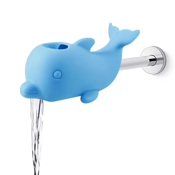 PandaEar Bath Spout Cover for Baby Faucet Cover Bathtub for Kids Safety Baby Shower Bath Tub Spout Cover Protector Baby Bath accessories Universal Fit Blue