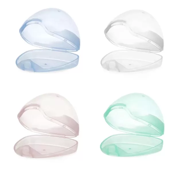 PandaEar Pacifier Nipple Holder Case Container Boxes 4 Pack Universal Accessories Holders Travel Cases BPA Free